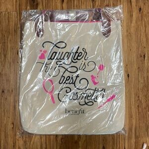 Benefit “Laughter is the Best Cosmetic” Tote